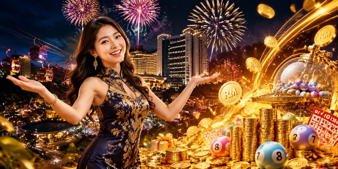 Pengalaman pertaruhan lotteri dan sukan di Genting Highlands Malaysia menggunakan peranti mudah alih